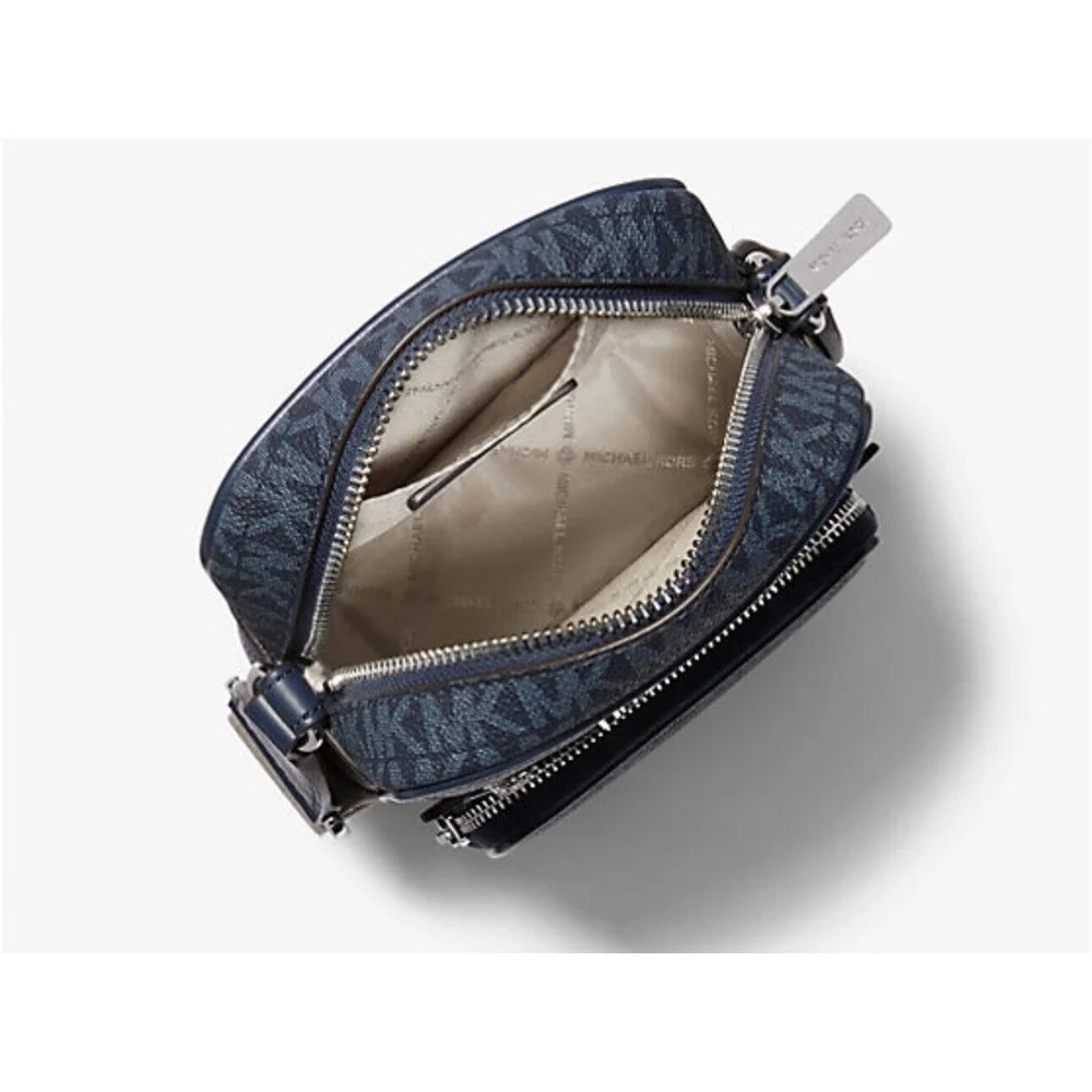 Michael Kors New Crossbody Bag Flight Handbag Jet Set Purse Blue MSP $398 NWT - Picture 2 of 12